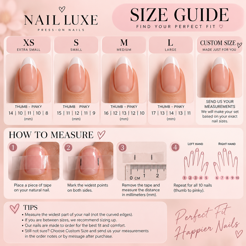 Luxe Custom Nail Art | Reusable Press-On Nails