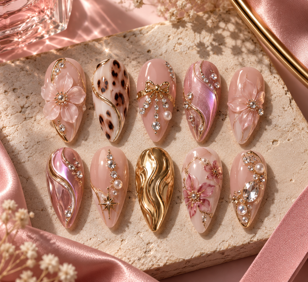 Luxe Custom Nail Art | Reusable Press-On Nails